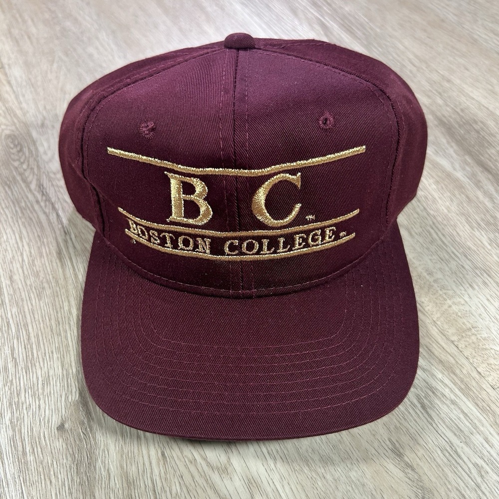 VTG Boston College‎ Eagles Snapback Hat College The Game Bar Line Maroon Cap
